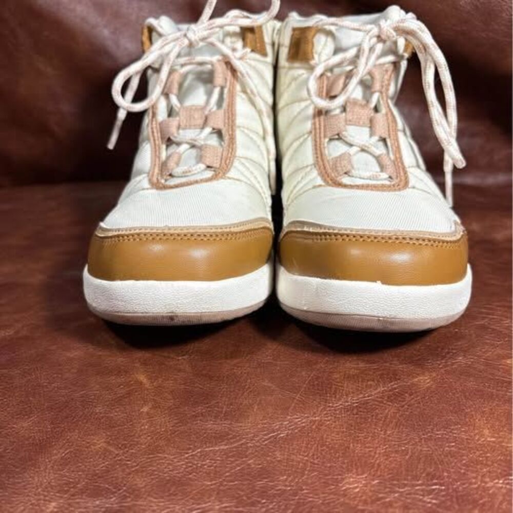 Lands' End Trans Snow Boots Antique Alabaster White Cream Women's Size 7B